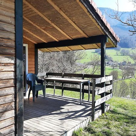 Chalet Du Camping La Porte St Martin Saint-Martin-en-Vercors Buitenkant foto