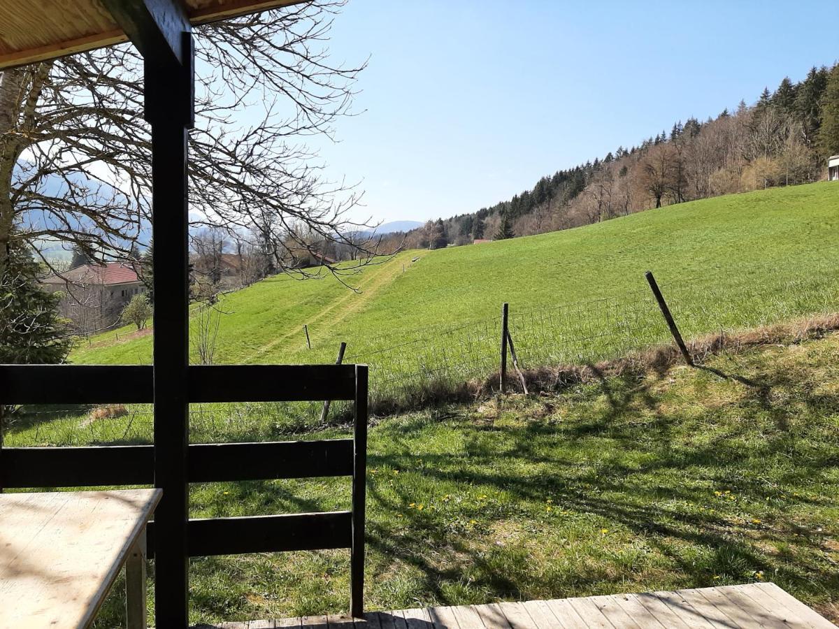 Chalet Du Camping La Porte St Martin Saint-Martin-en-Vercors Buitenkant foto