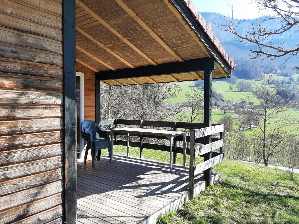 Chalet Du Camping La Porte St Martin Saint-Martin-en-Vercors Buitenkant foto